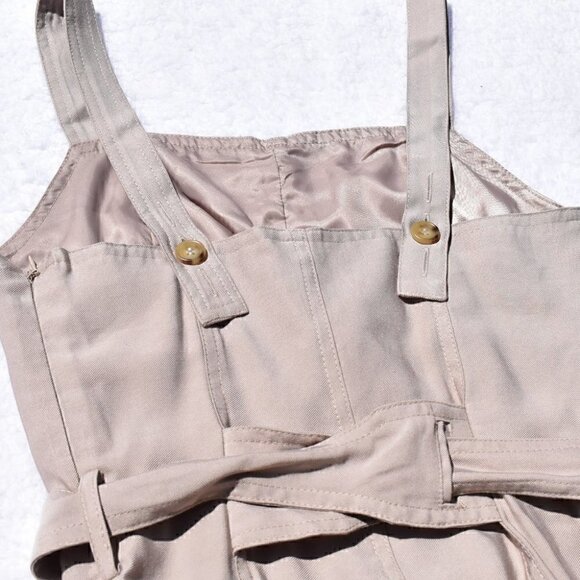 J.O.A. Weston Khaki Tank Jumpsuit Size XS - Picture 2 of 7